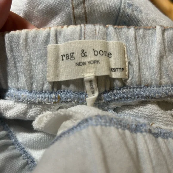 Rag & Bone Miramar Slip On Faux Jean Denim look Joggers size xxs Cotton - Picture 12 of 14